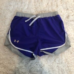 Under Armour running shorts!